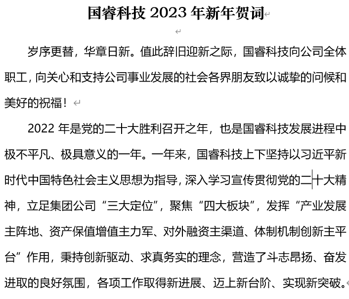 國睿科技2023年新年賀詞